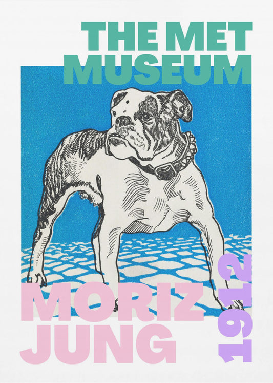 Schets van een bulldog | Poster