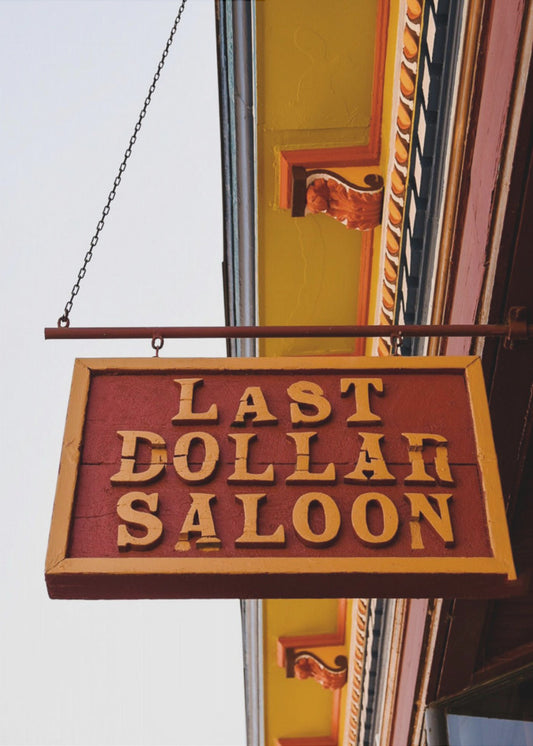 Laatste Dollar Saloon | Canvas