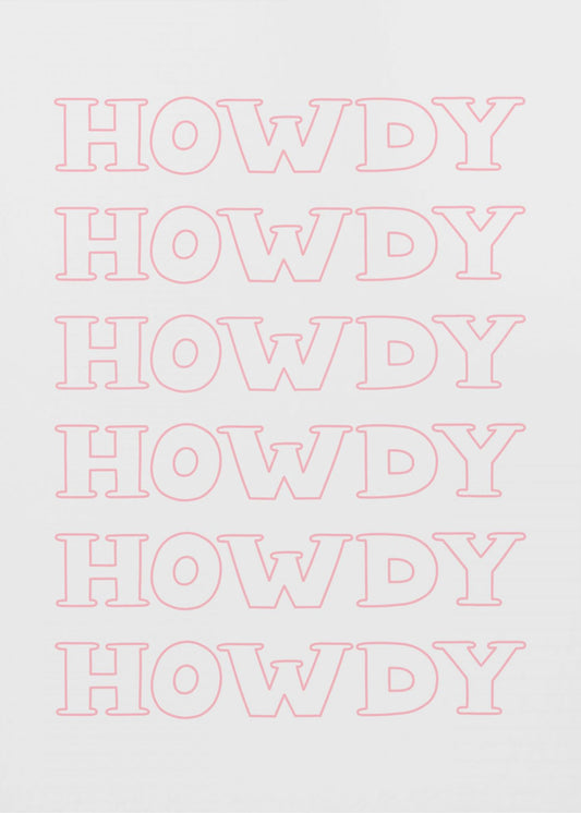 Roze Howdy | Poster