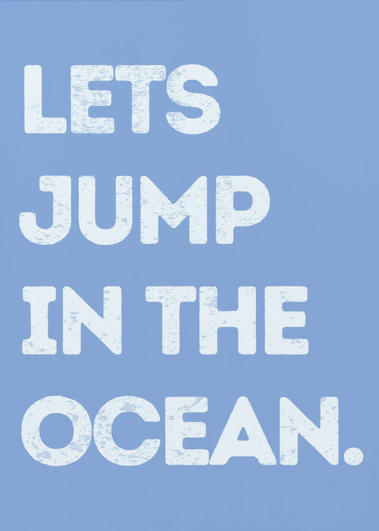 Spring in de oceaan | Canvas