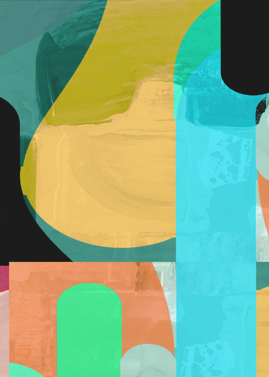 Retro patroonspel | Canvas
