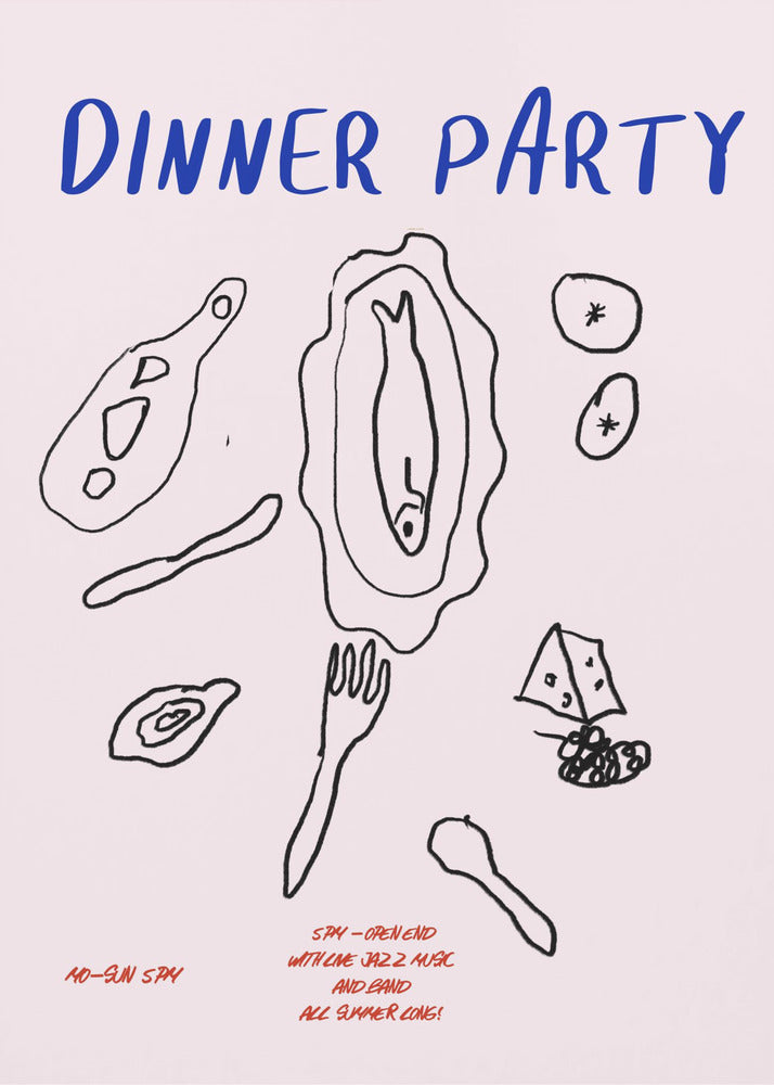 Minimalistisch feest | Poster