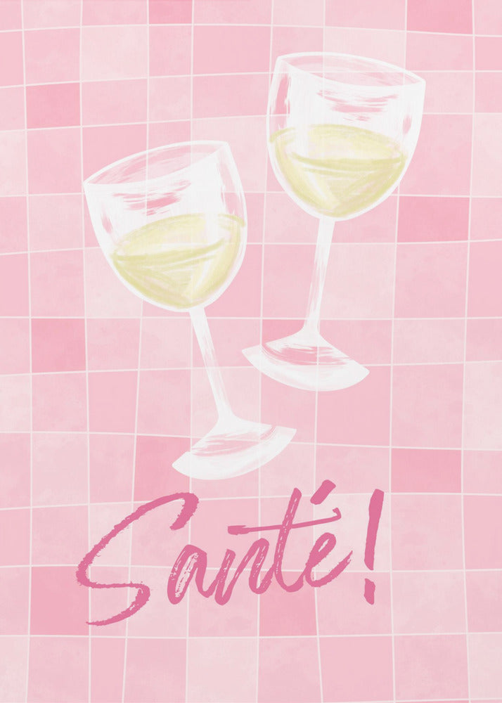 Proost in roze! | Canvas