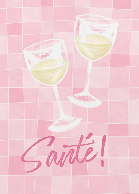 Proost in roze! | Canvas