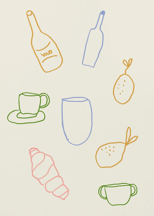 Minimalistische brunch | Canvas