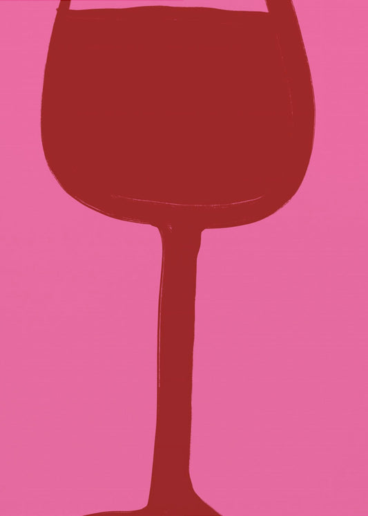 Wine and Pink Vibes | Poster