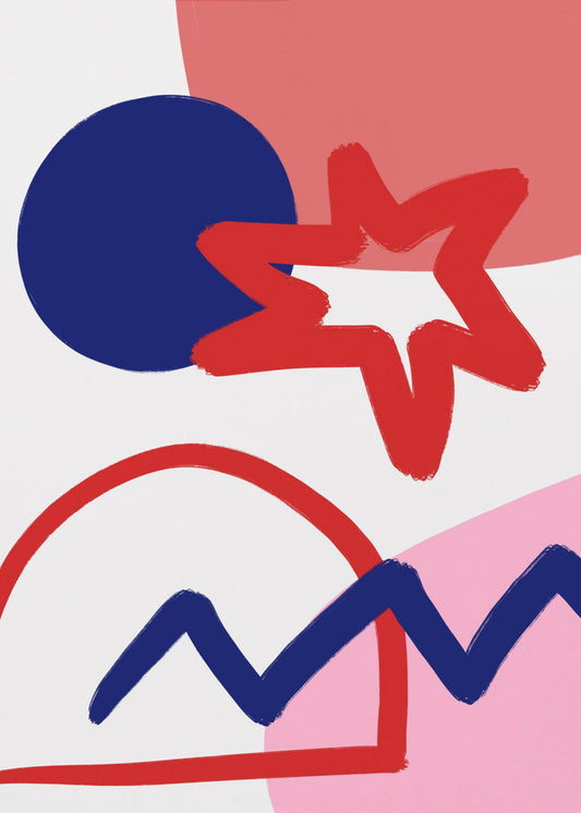 Gedurfde geometrische vormen | Canvas