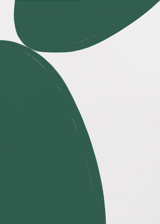 Groen minimalisme | Canvas