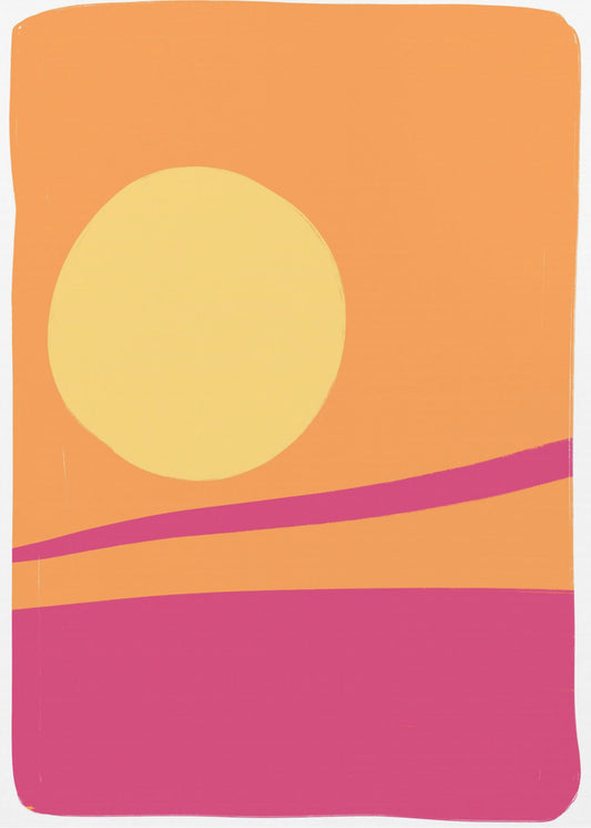 Levendige zonsonderganggloed | Canvas