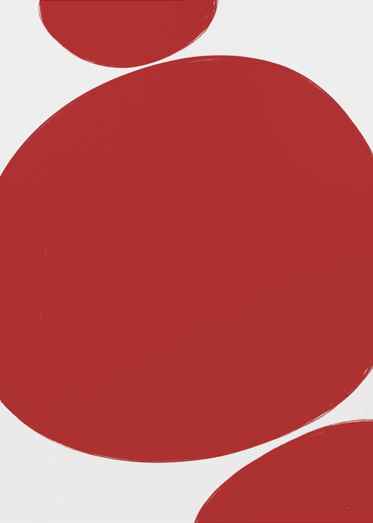 Bold Red Circles | Poster