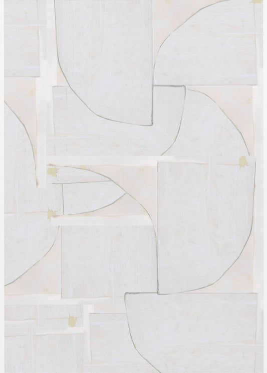 Witte vormen | Canvas