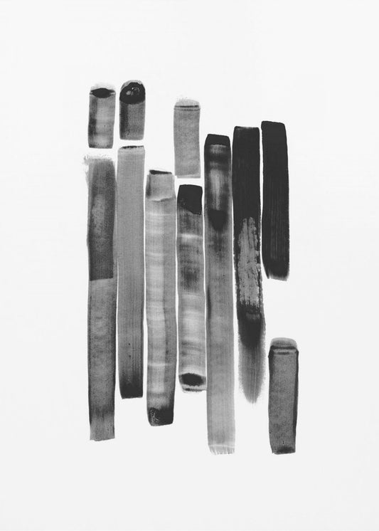 02 Verschillende Strokes 01 18x24 | Poster