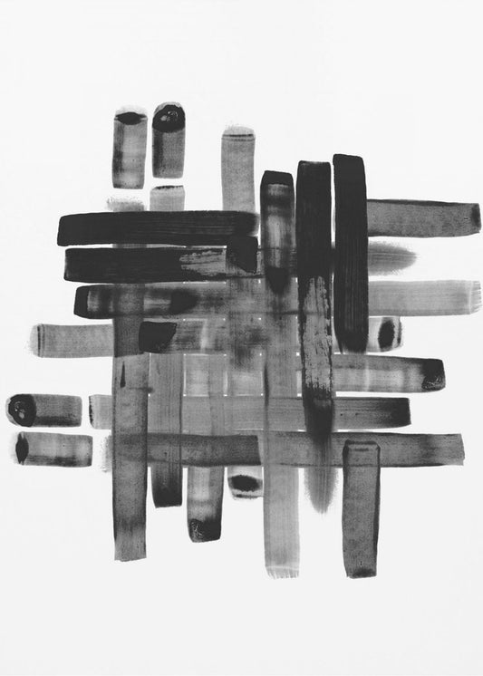 03 Verschillende Strokes 02 18x24 | Poster