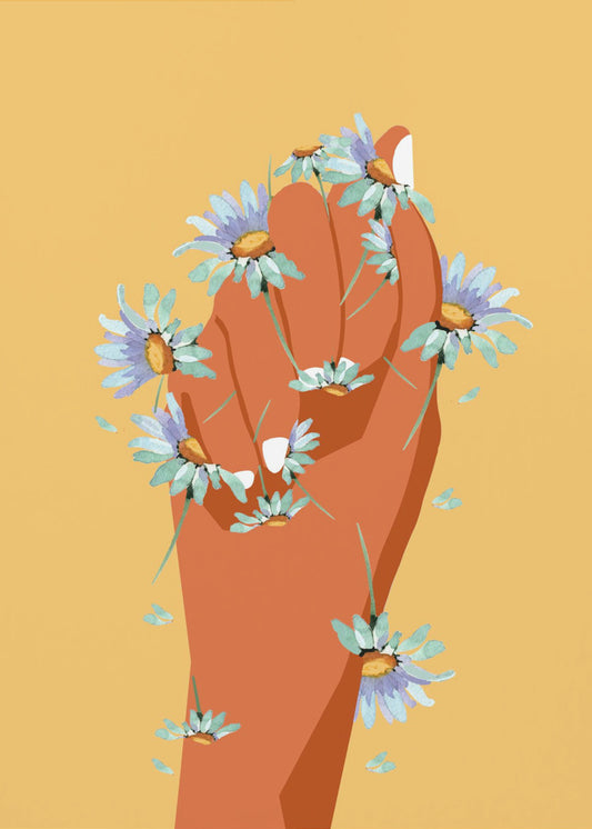 Bloemenvuist | Canvas