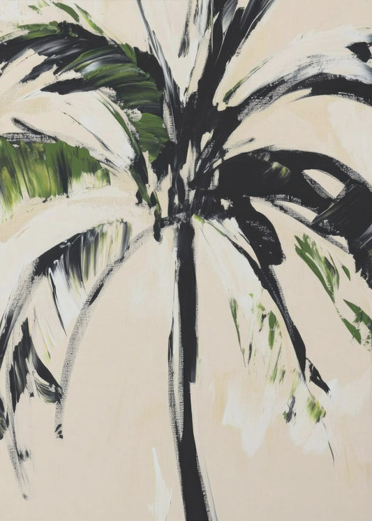 Abstracte palmboom | Canvas