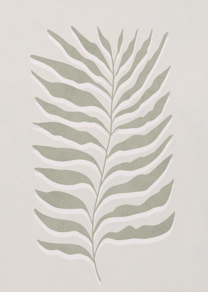 Olijfgroen blad | Canvas