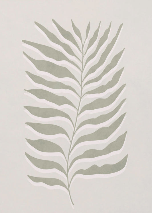 Olijfgroen blad | Canvas