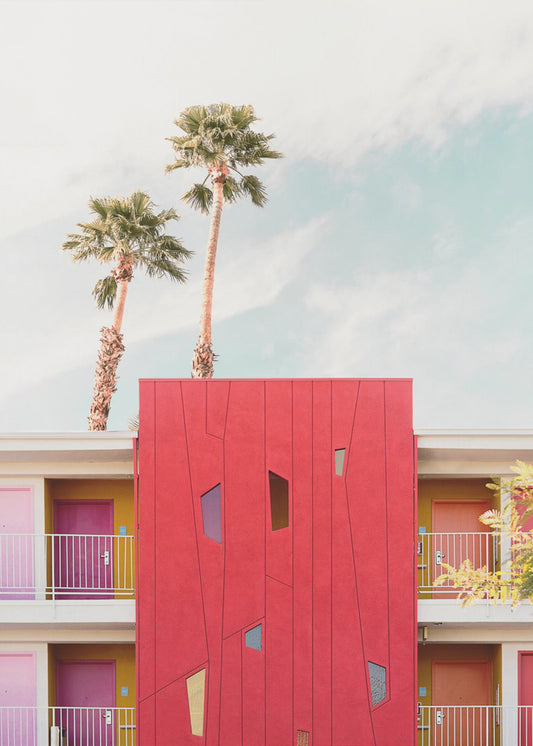 Palm Springs Kleuren | Canvas