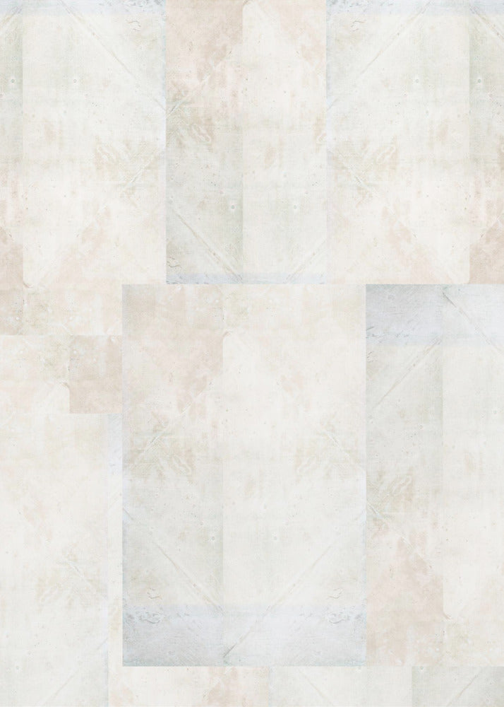 Zacht abstract geometrisch patroon | Poster