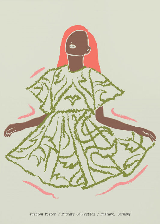 Elegantie in Groen | Canvas
