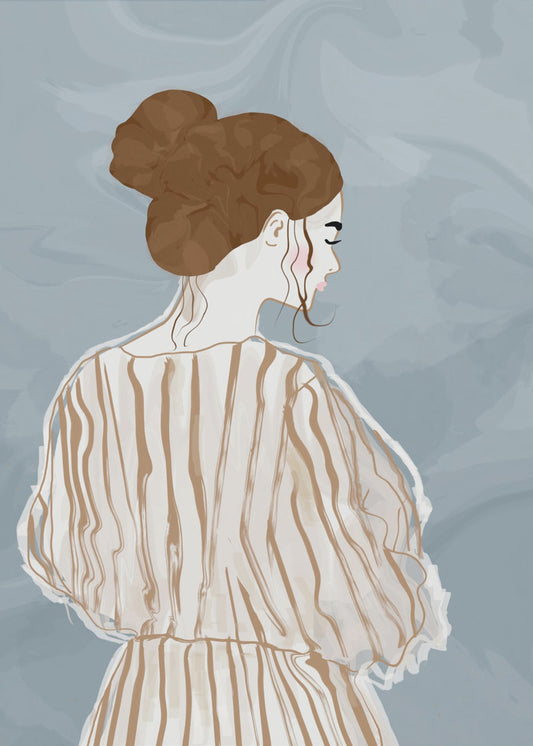 Vrouw om alleen te staan | Canvas