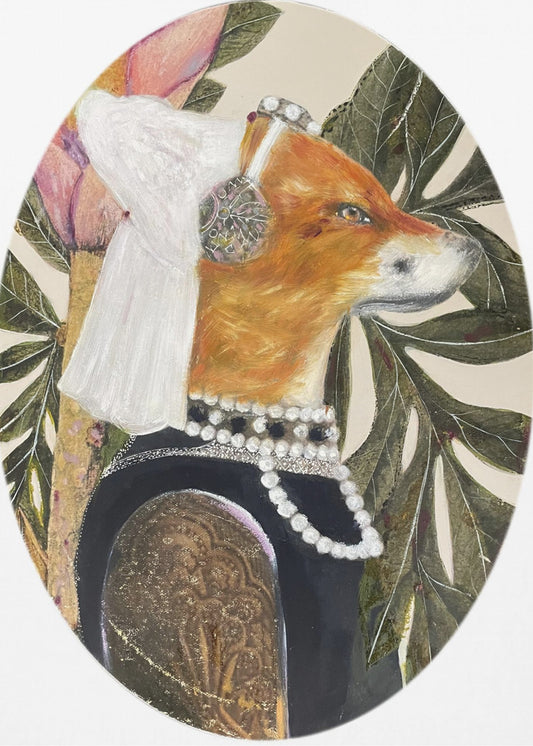 Vos gekleed in renaissancekleding | Poster