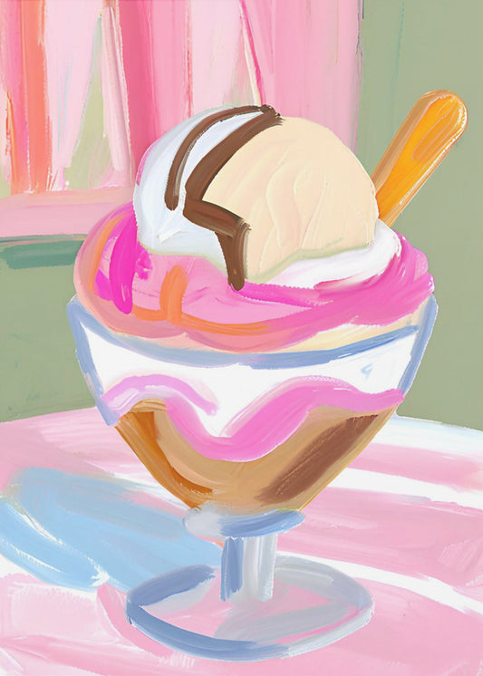 Zoete sorbetverrukking | Canvas