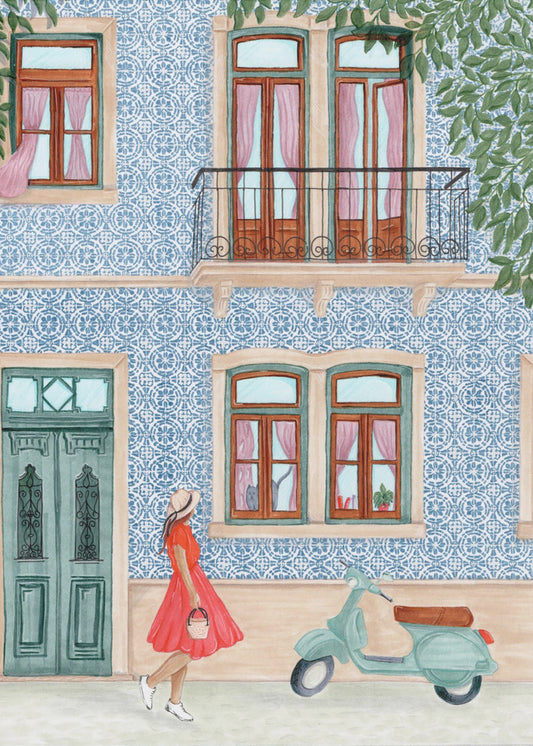 Lissabon Stad | Canvas