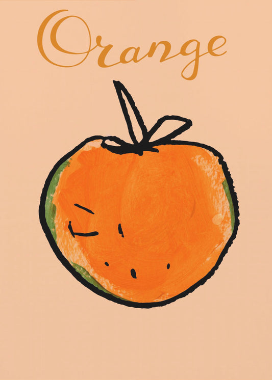 Zonnig Citrus Geluk | Canvas