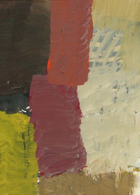 Aardse tonen dansen | Canvas