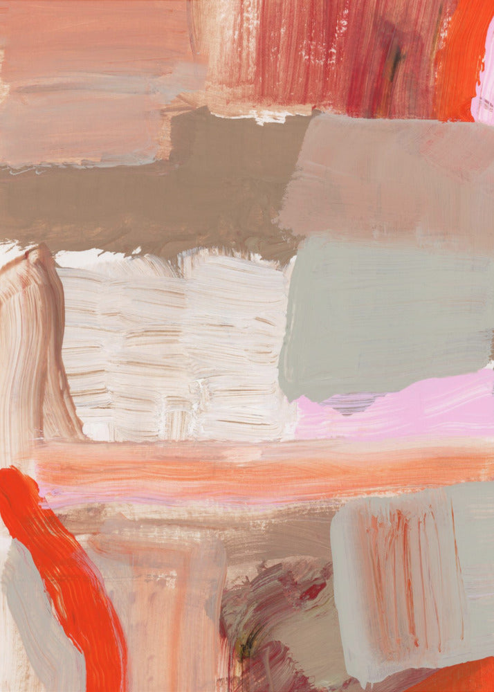 Colorful Bold Brushstrokes | Poster
