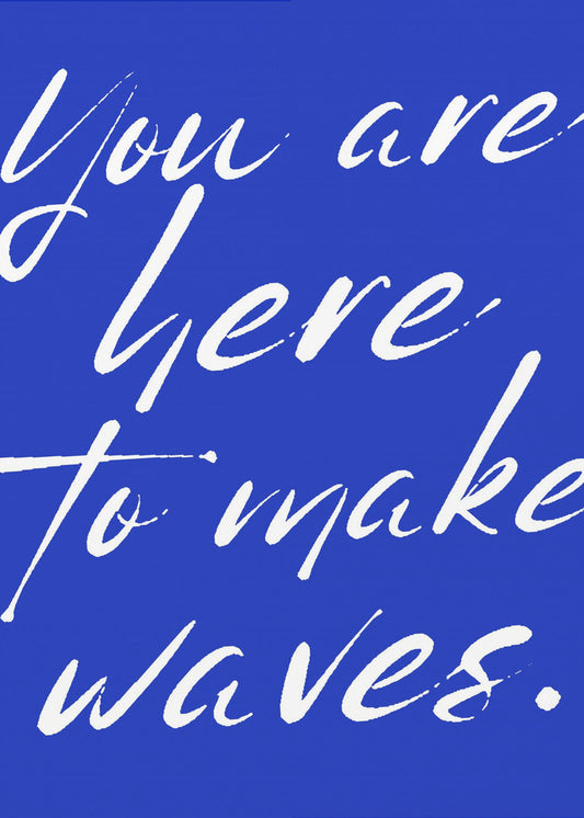 Inspirerende, motiverende quote | Poster