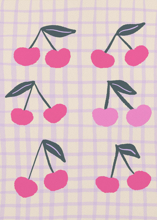 Roze Kersengenot | Canvas