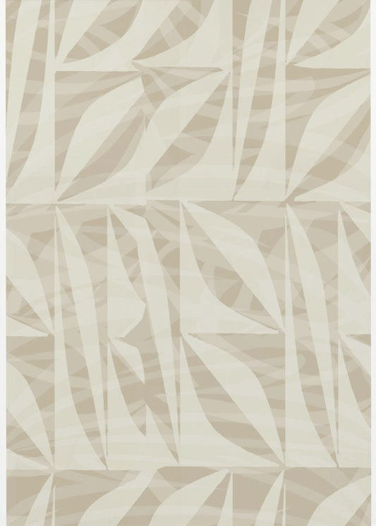 Subtiel botanisch patroon | Poster