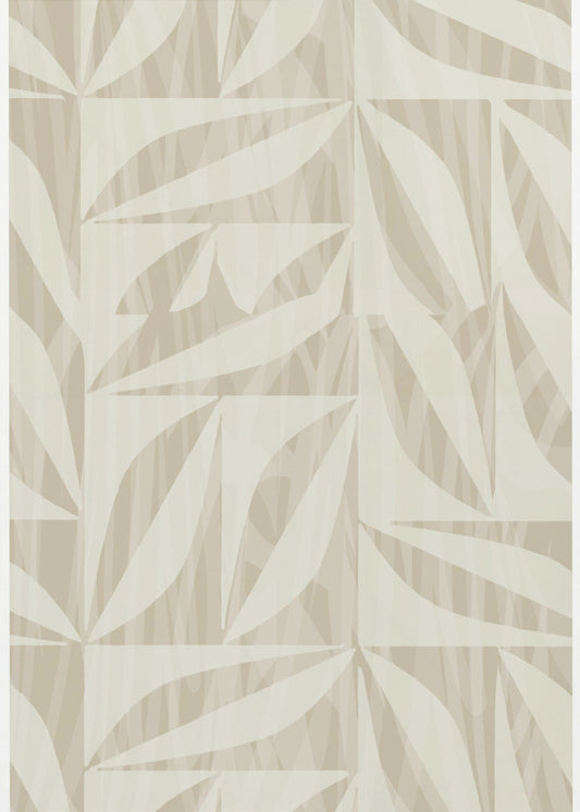 Subtiel botanisch patroon | Poster