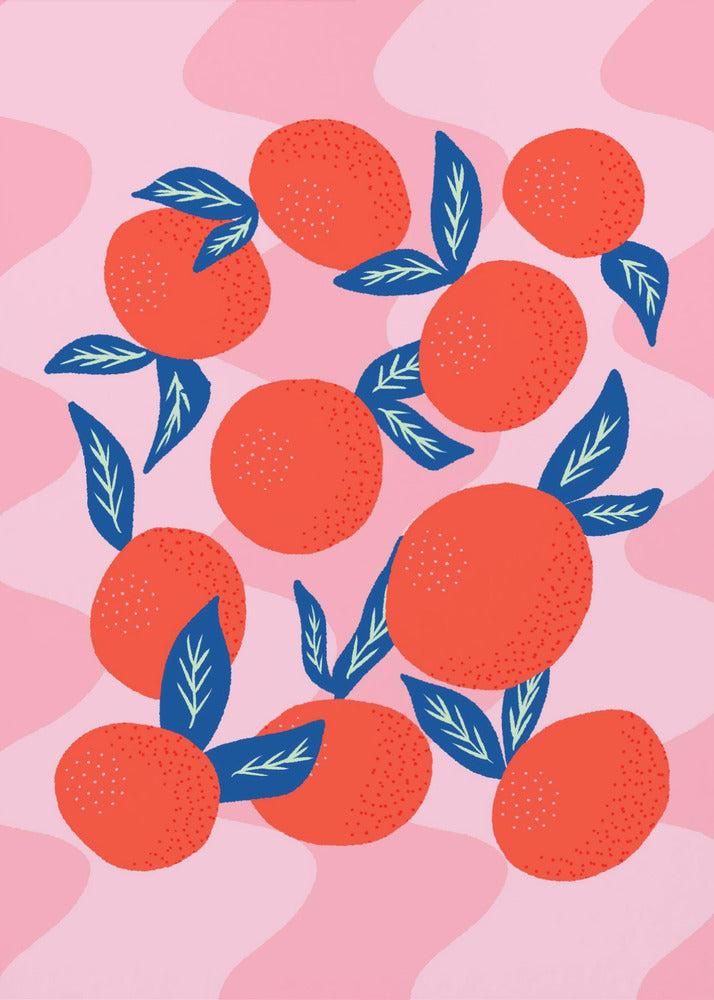Levendige mandarijnen | Canvas