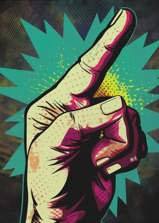 Levendige handgebaren | Poster