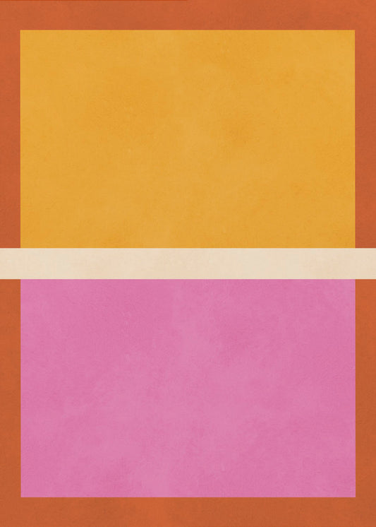 Gedurfde geometrische blokken | Poster