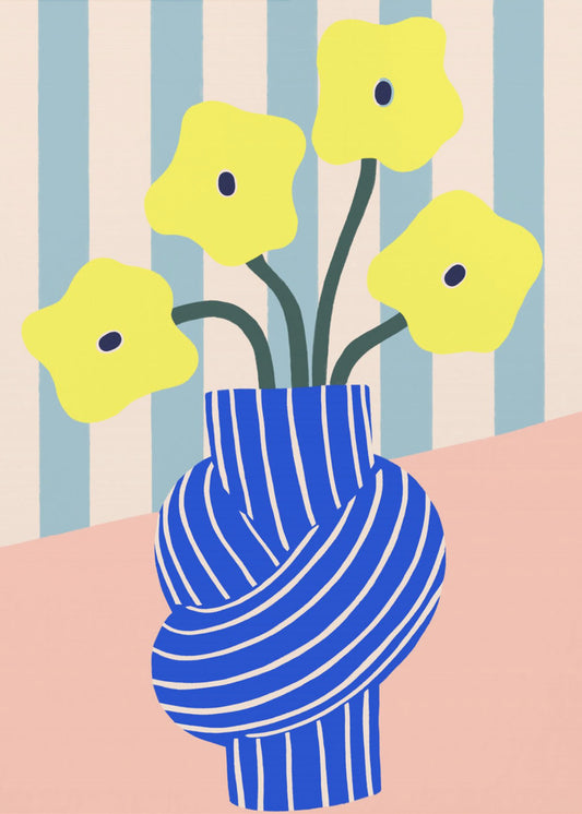 Gedraaide elegantie | Canvas