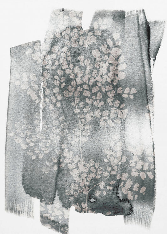 Abstracte aquarel delicate botanische patronen | Canvas