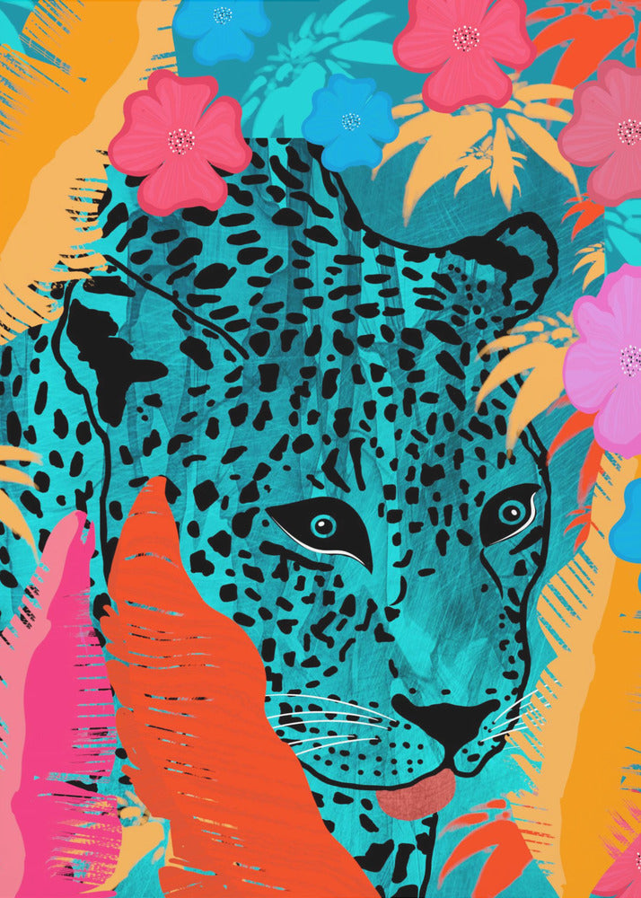 Kleurrijke jungle | Canvas