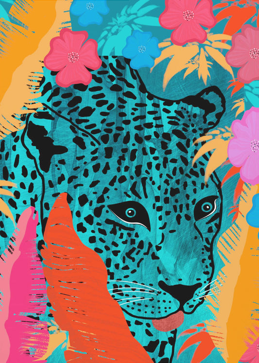 Kleurrijke jungle | Canvas
