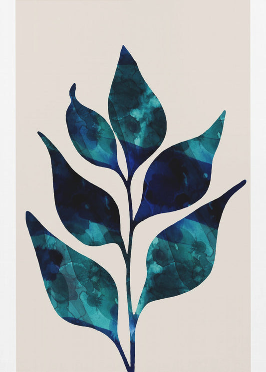 Teal Sprout-studie | Canvas