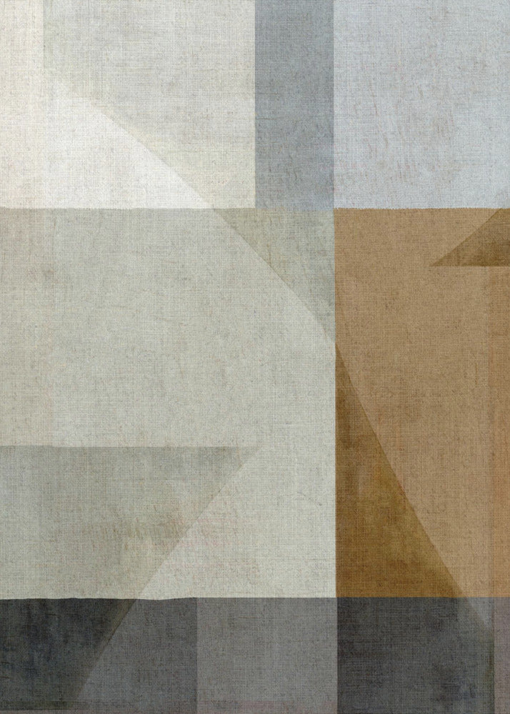 Gedempte geometrische vormen | Canvas