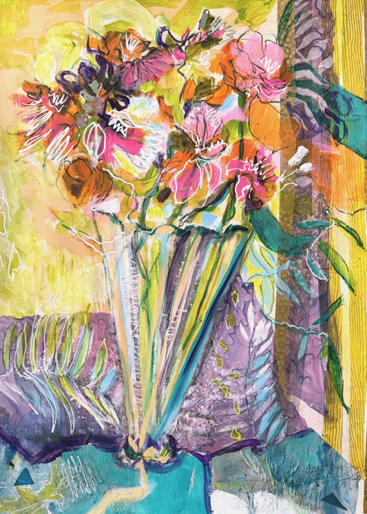 Levendige Bloei Dans | Canvas