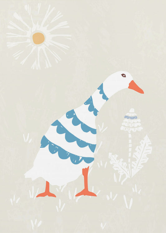 Gansjes in de zon | Poster