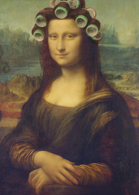 Mona Lisa - de Curly Girly Editie | Poster