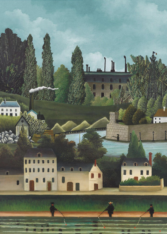 Henri Rousseau Kunst Gecombineerd | Canvas