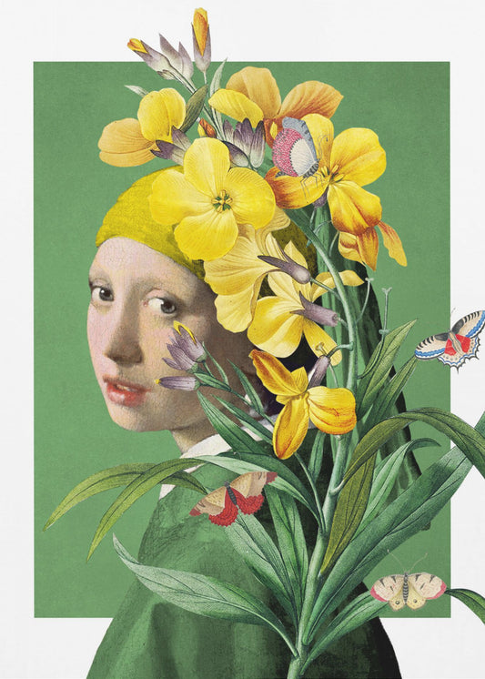 Meisje met de parel, de lente-editie | Canvas