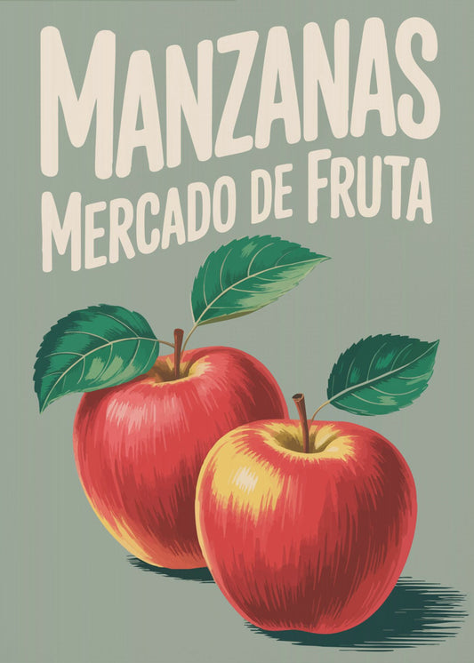 Levendige rode appels | Canvas